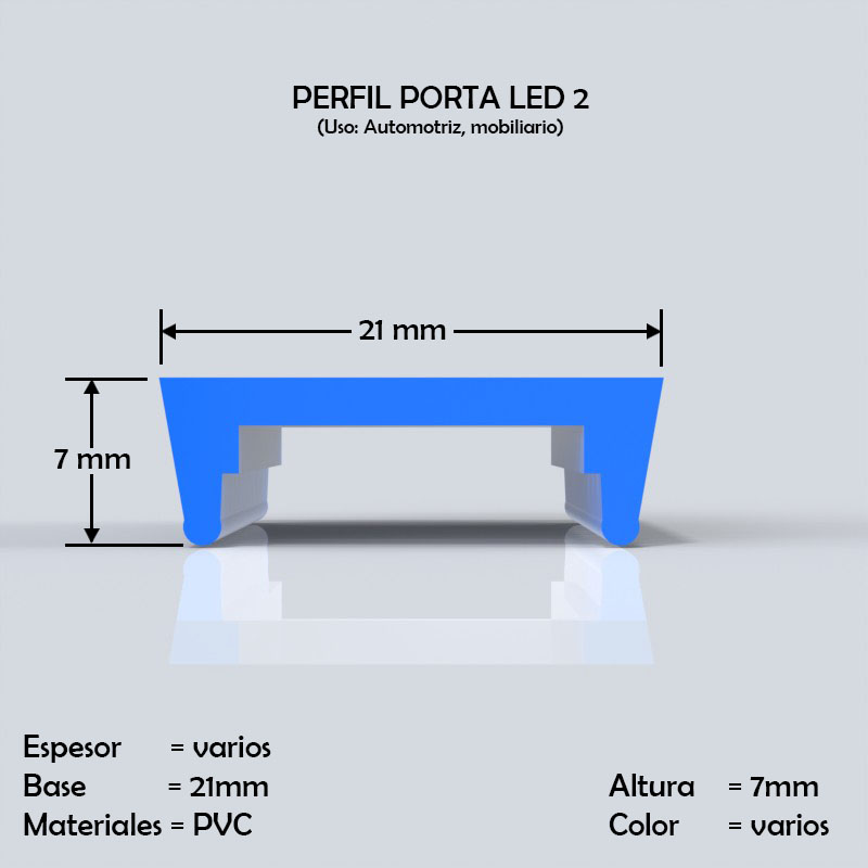 iluminacion de pvc