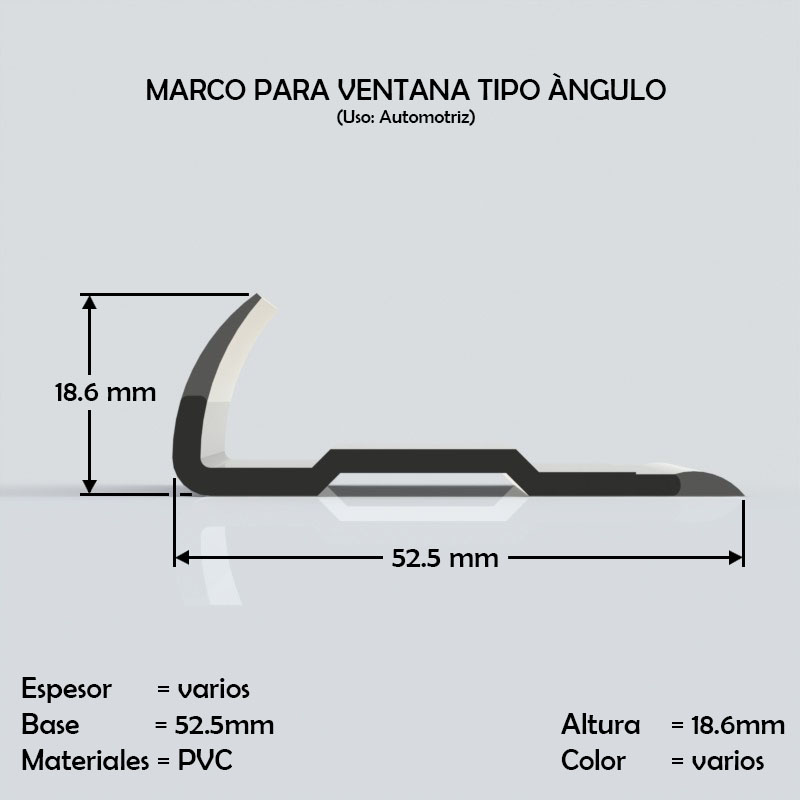 perfil de pvc