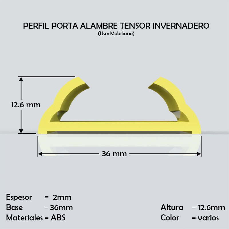 perfil pvc