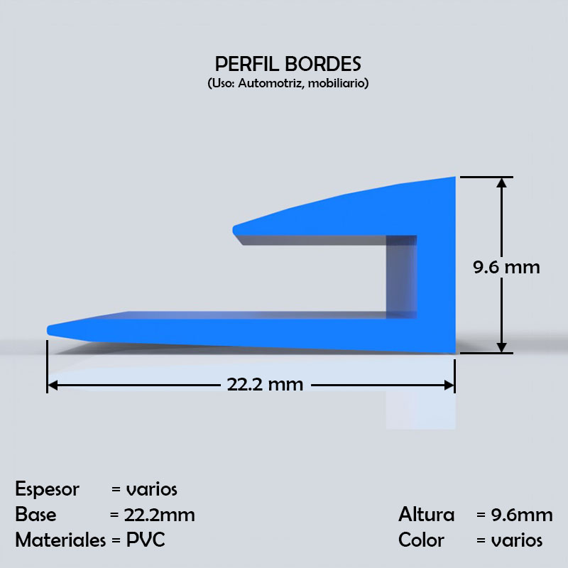 perfiles de pvc